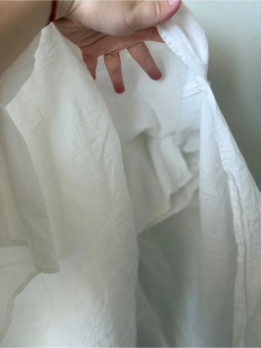 Petal+Pup  Linen Maxi Skirt - Relaxed Fit white